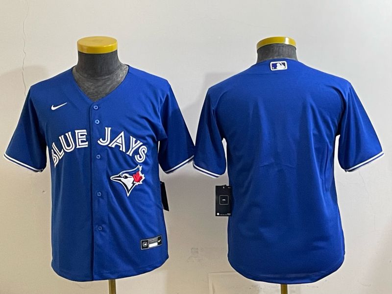 Youth 2025 Nike Toronto Blue Jays Blank blue Game MLB Jersey 01
